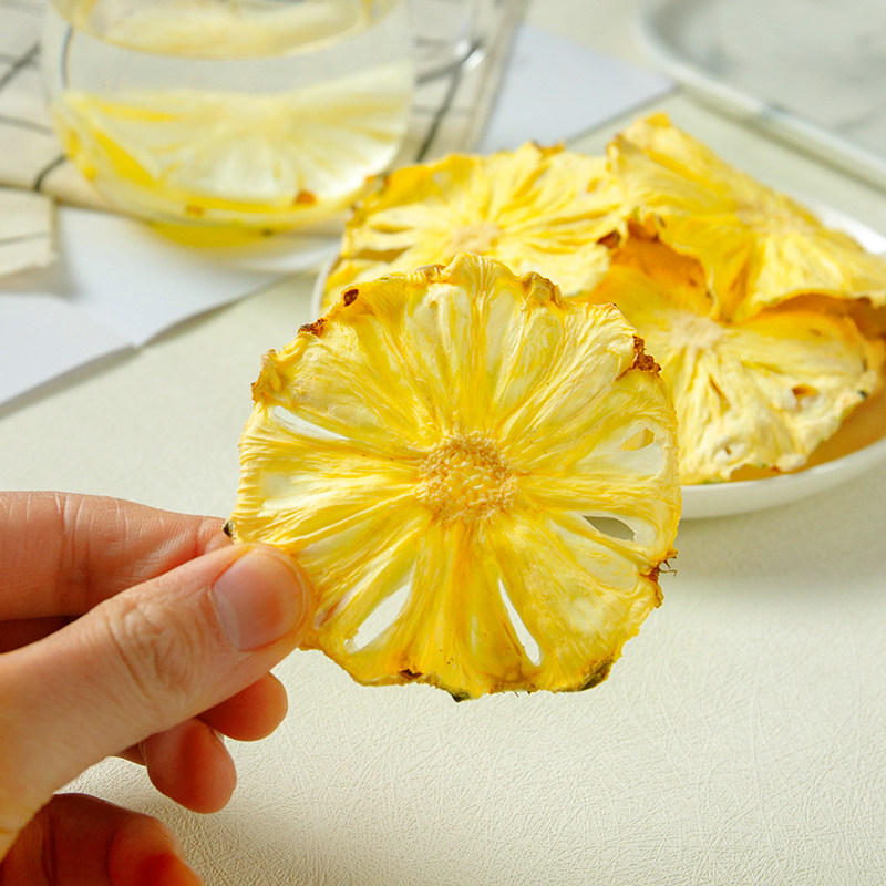 烘干菠萝片500g凤梨干泡水果片波罗干果水果茶波萝圈零食蜜饯装饰,淘宝优惠券,粉丝福利购,淘宝优惠卷