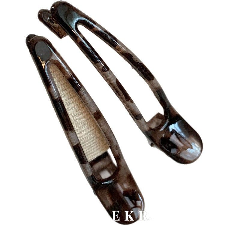 韩系实用百搭豹纹发夹大号洗脸化妆刘海碎发夹发卡侧边夹鸭嘴夹子,淘宝优惠券,粉丝福利购,淘宝优惠卷