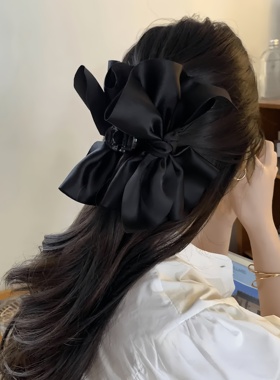 公主饱满后脑勺蝴蝶结抓夹头饰女