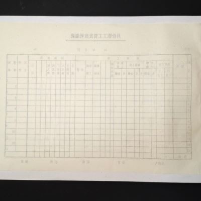 老旧库存1900年开头月份职工工资发放明细表财务做补帐考勤报表-图0