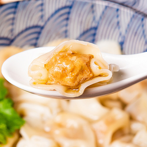 民欢小金鱼馄饨上汤云吞儿童早餐半成品懒人速食品冻红油抄手猪肉 - 图2