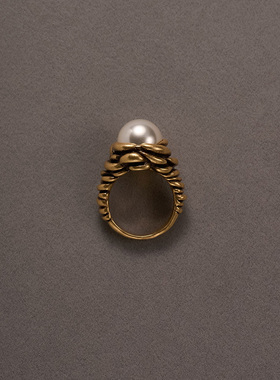 【言选好物】FOR DAYS 复古重工做旧系列｜珠珠戒指