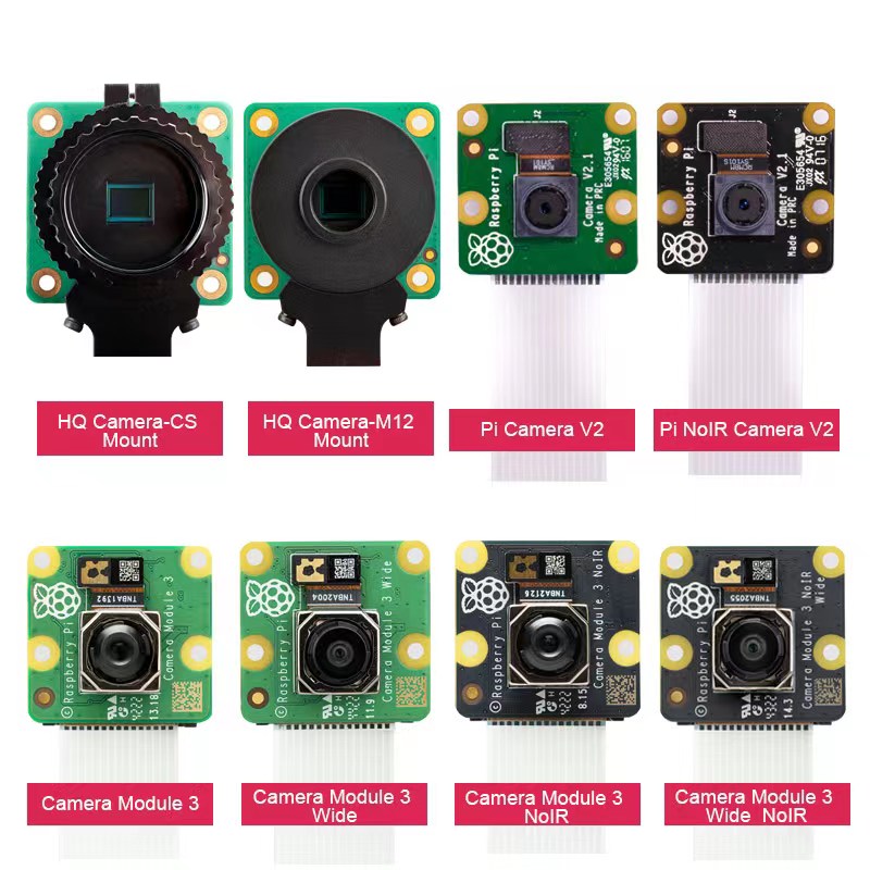 树莓派摄像头HQ Camera V2/Module 3高清Wide广角NoIR红外800万 - 图0