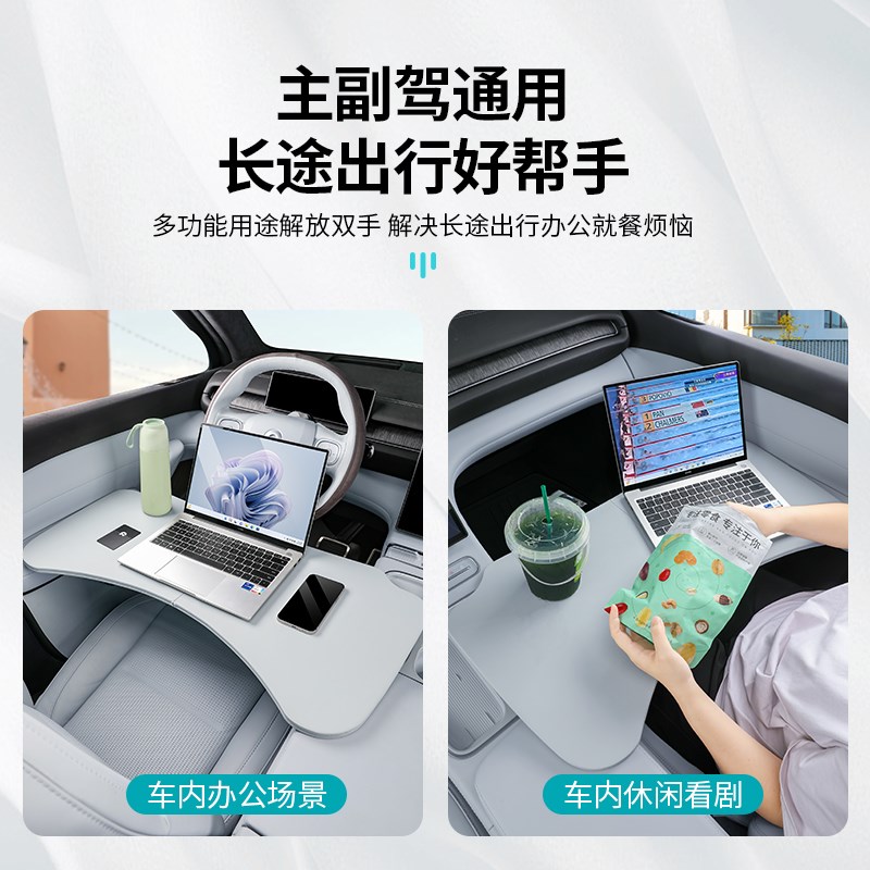 速发适用蔚来ES6EC6ES8ET5ET7EC7车载小桌板可折叠电脑桌餐桌用品 - 图3