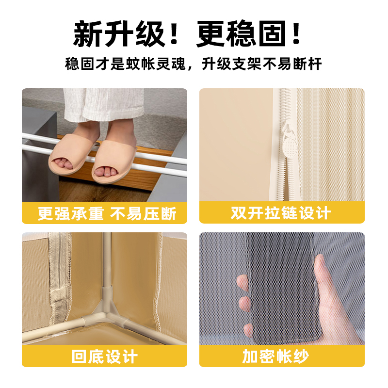 学生宿舍遮光床帘上铺加高全包蚊帐遮光帘一体式寝室上下铺遮挡帘 - 图2