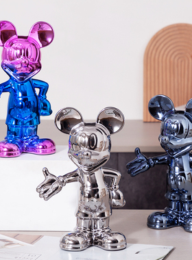 米奇陶瓷摆件存钱罐轻奢