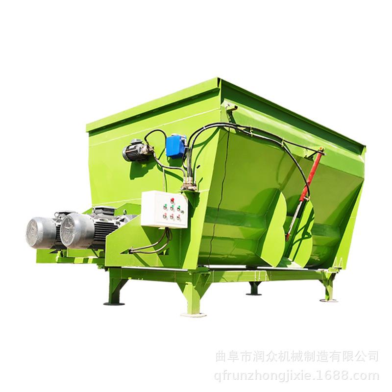 牛羊场tmr固定式拌草机五方混合日粮搅拌机干草揉搓均匀混料机 - 图3