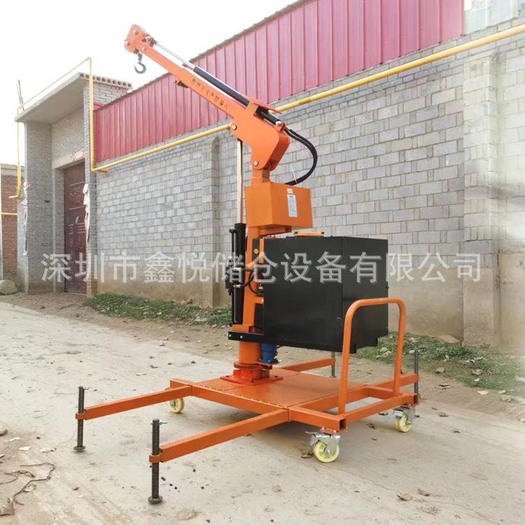 1吨2吨车载单臂液压小吊机移动式悬臂吊车电动堆高车单梁旋臂吊机 - 图1