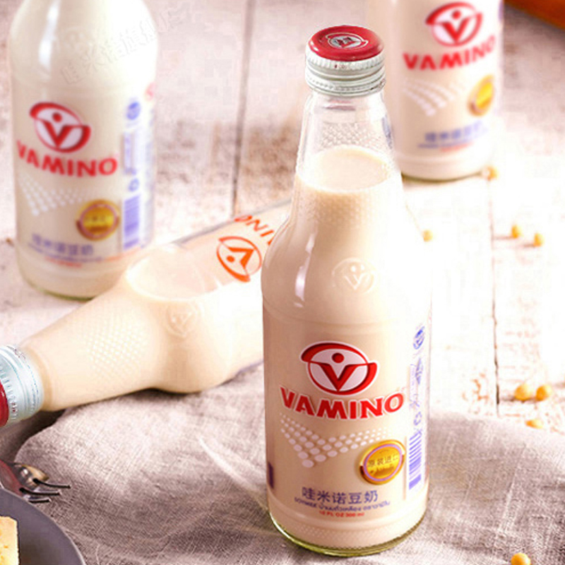 哇米诺豆奶原味泰国进口玻璃瓶奶茶学生早餐维他奶植物蛋白饮料,淘宝优惠券,粉丝福利购,淘宝优惠卷
