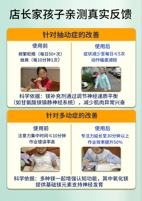 ສັງກະສີ + ແມກນີຊຽມ + B6 + b12 ປະສົມປະສານກັບ hyperactivity ແລະ tics ລະບຽບການຄູ່