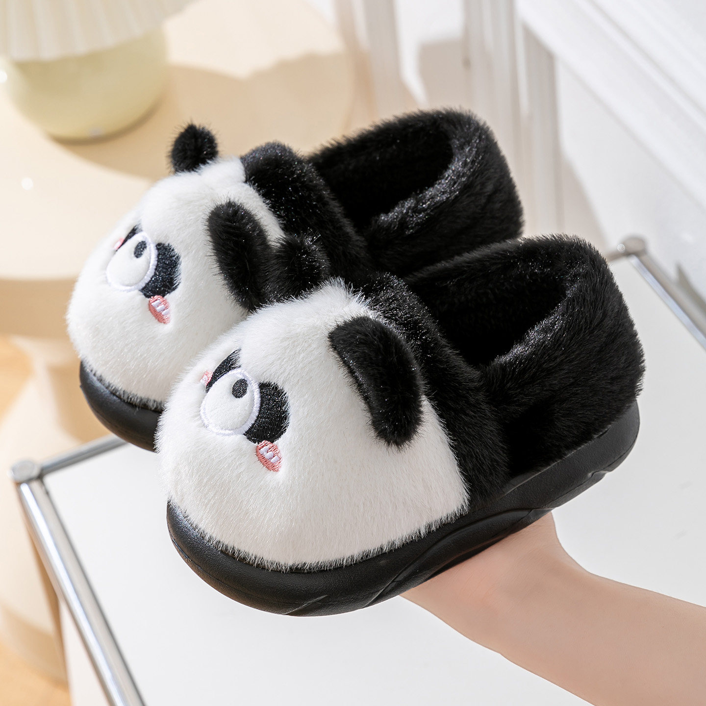 小熊儿童棉拖鞋男童冬季包跟宝宝室内家居防滑保暖毛绒小男孩棉鞋,淘宝优惠券,粉丝福利购,淘宝优惠卷