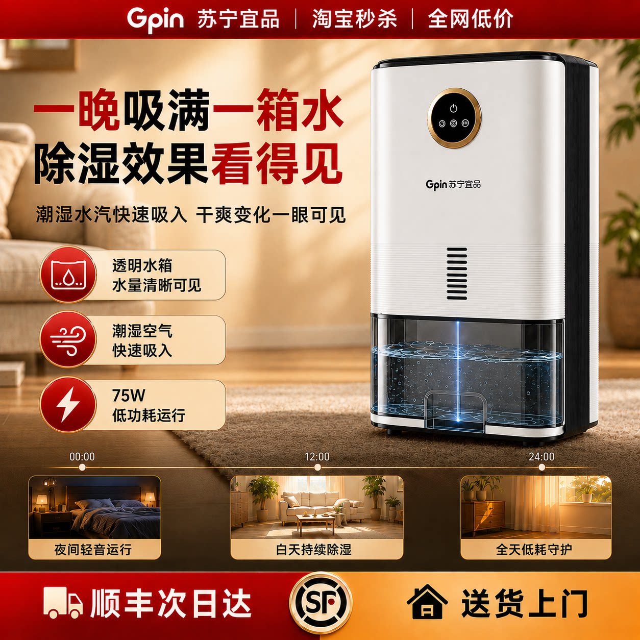 90-day free trial of dehumidifier
