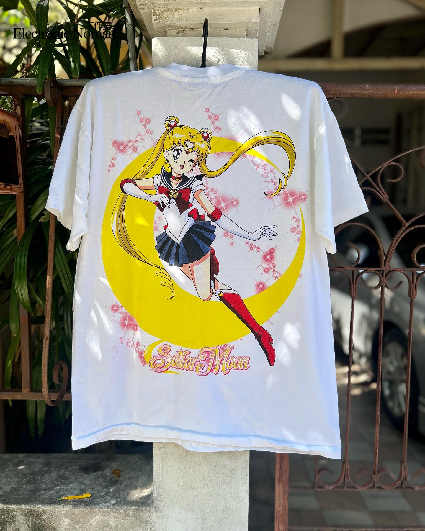 EN 水洗大师 Sailor Moon shirt日系动漫美少女战士月野兔短袖T恤 - 图1