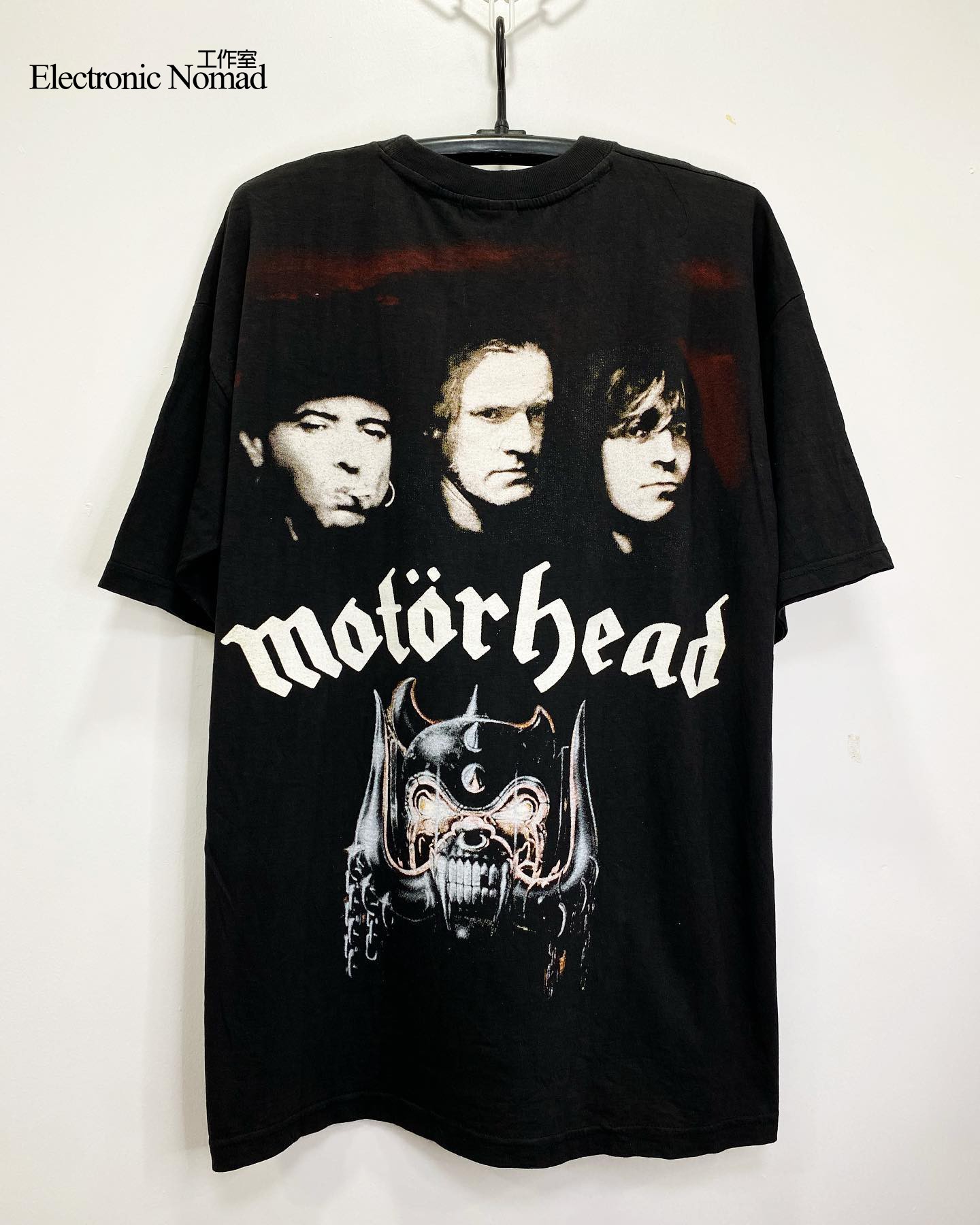 EN水洗大师Motorhead摩托车摇滚乐队百搭款Short shirt短袖T恤-图0