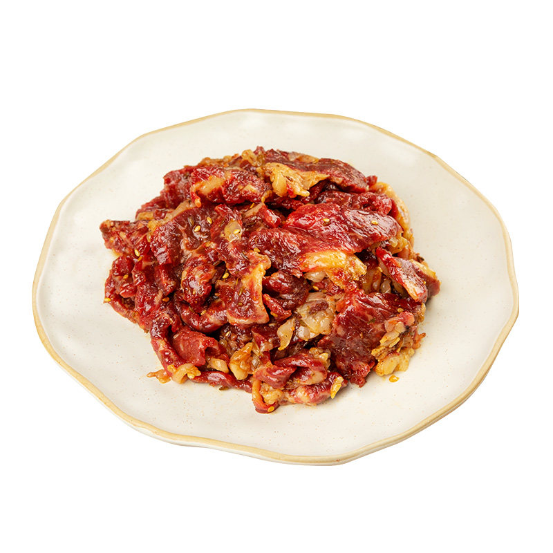 齐函杨佳东北齐齐哈尔烤肉拌肉食材 齐函杨佳生牛肉