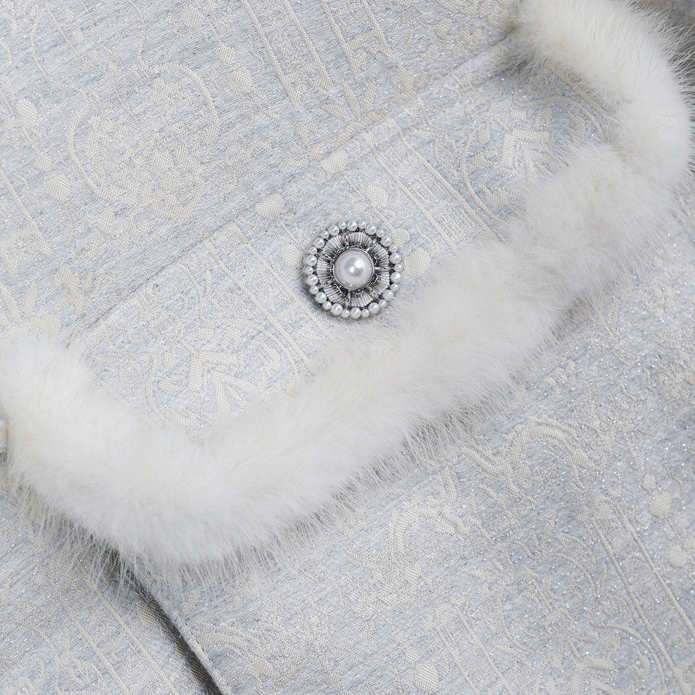 依山锦新中式白鹅绒服国风外套女冬羽绒宋锦桑蚕丝水貂毛上衣棉服,淘宝优惠券,粉丝福利购,淘宝优惠卷