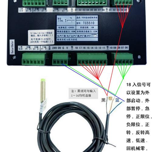 厂销TC5510203040单轴双轴三轴四轴步进伺服电机可编程运动控制品 - 图0