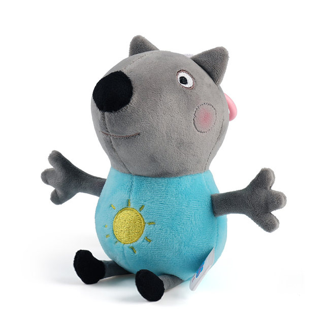 Peppa Pig ຂອງແທ້ແປດ dolls plush ຫມູ່ເພື່ອນ