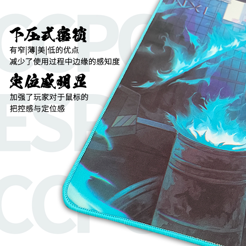 西西零壹CC01水星娘V1细面游戏鼠标垫控制感瓦罗兰特专业电竞垫子 - 图1