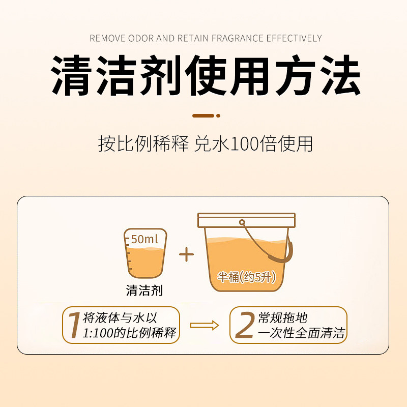 雷帕姆地板拖地留香液抑菌清洁剂 雷帕姆地面清洁剂