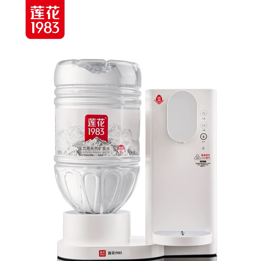 莲花禅意泡茶水含锌深岩泉水桶装水4Lx4桶家庭装办公泡茶煮饭煲汤