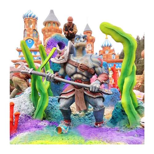 主题公园设计景观打造网红景点海洋馆怪兽制作玻璃钢工艺成型雕塑 - 图3