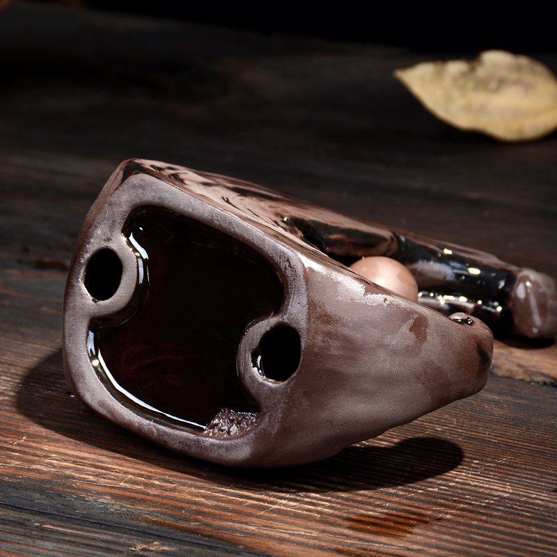 陶瓷倒流烟塔香炉 礼盒装Q版沙弥香道高山流水瀑布赏烟锥香沉香炉,淘宝优惠券,粉丝福利购,淘宝优惠卷