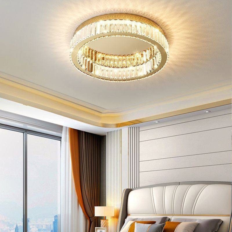 益菲轻奢水晶客厅吸顶灯创意环型大厅主灯奢华大气卧室灯中山灯具,淘宝优惠券,粉丝福利购,淘宝优惠卷