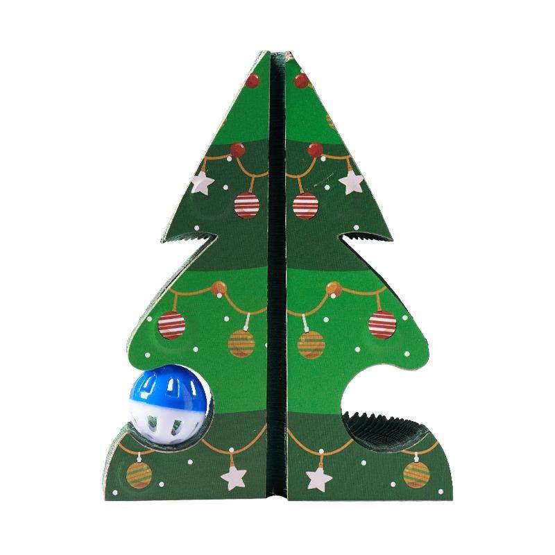 圣诞节圣诞树风琴猫抓板创意耐磨耐抓不掉屑猫咪玩具宠物用品,淘宝优惠券,粉丝福利购,淘宝优惠卷
