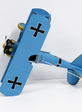速发仿古手工铁摆飞机模型 龙式战装机  酒吧斗饰品 橱窗皮件装饰