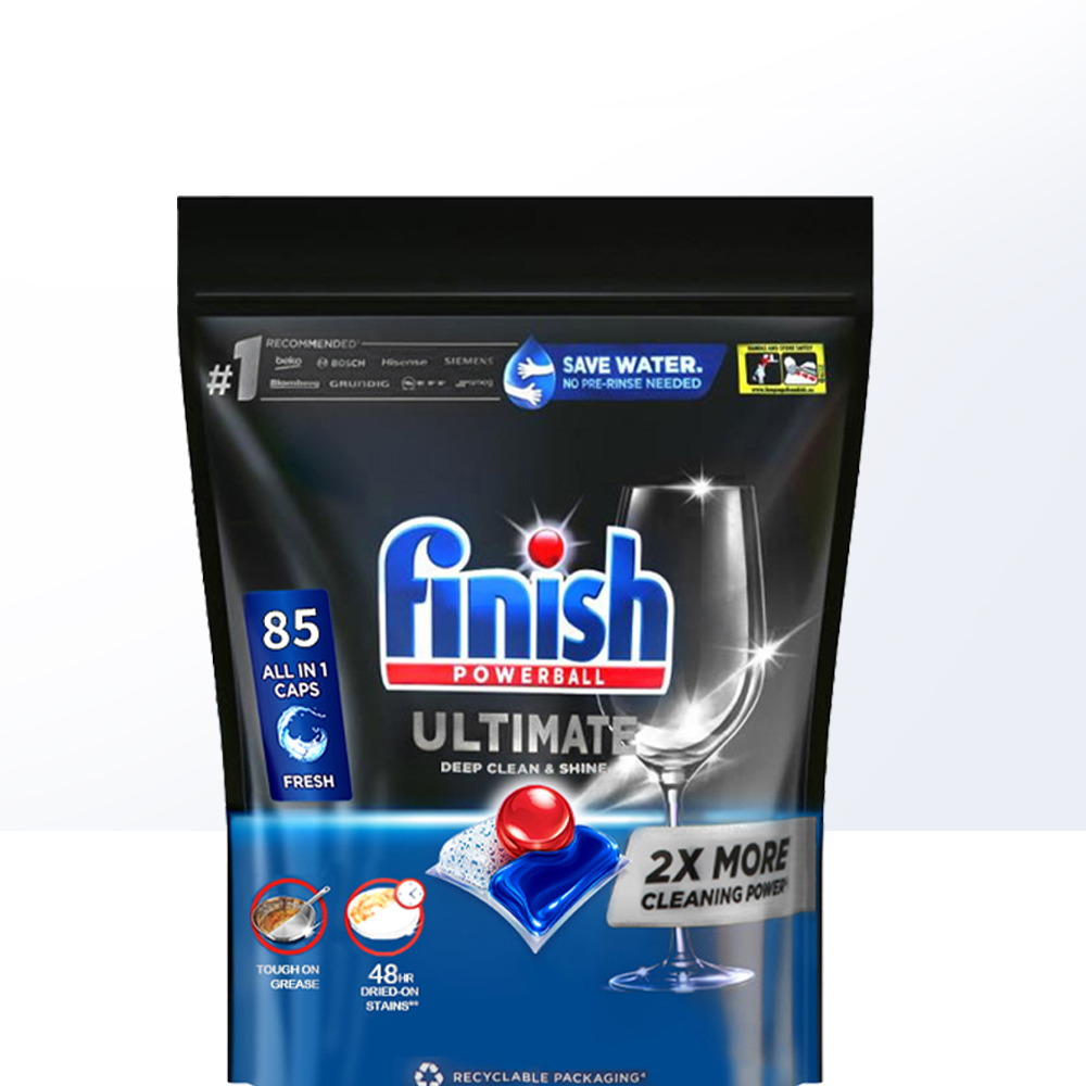 【自营】Finish ultimate 极净洗碗凝珠85颗原味洗碗机专用洗涤剂 - 图2