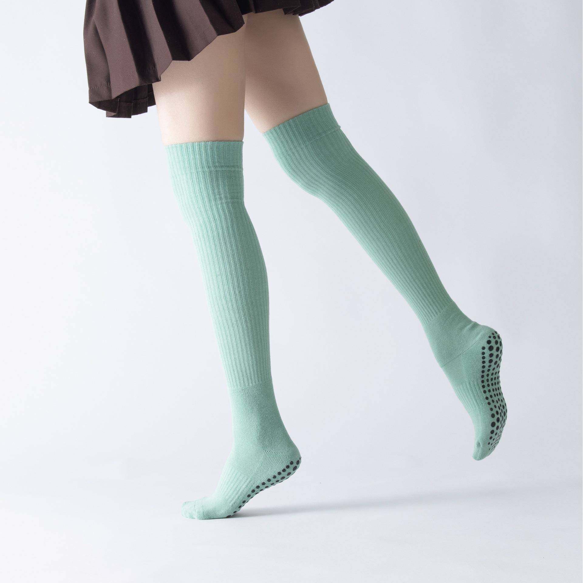 新款秋冬过膝中长筒瑜伽袜子全包防滑普拉提暖腿袜套毛圈加绒加厚,淘宝优惠券,粉丝福利购,淘宝优惠卷