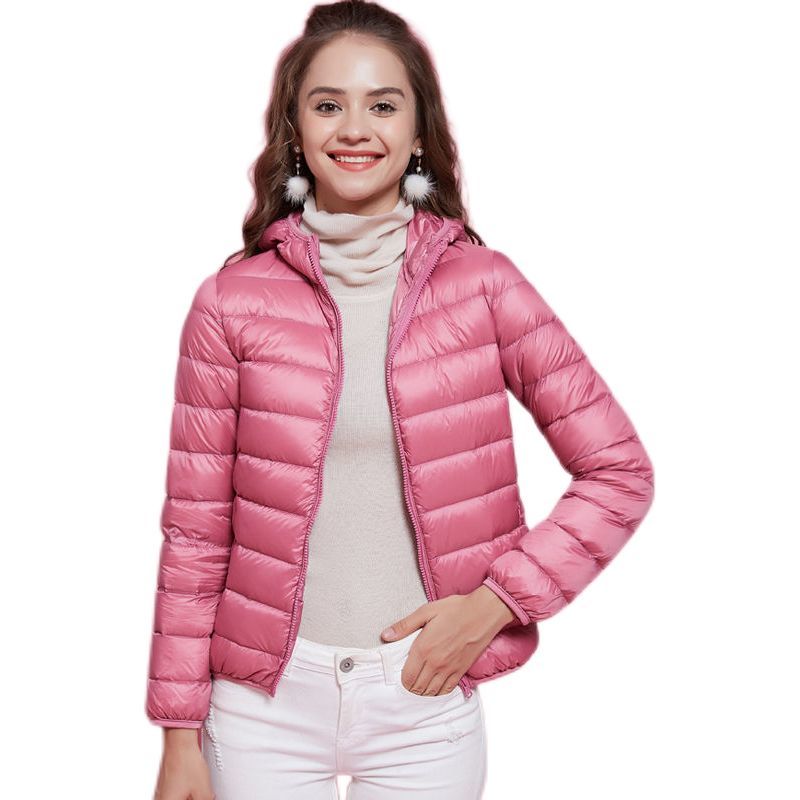 Off-season clearance plus size women's short Korean style down jacket