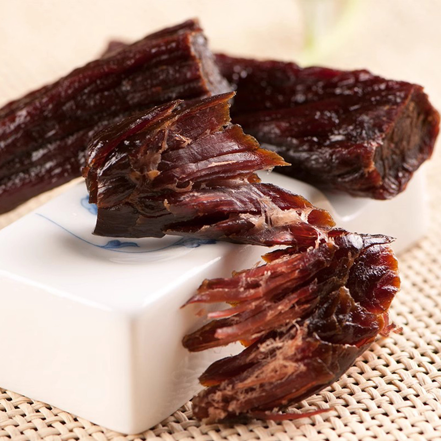 (8成干）内蒙古草原良友风干牛肉干孕妇儿童零食500g