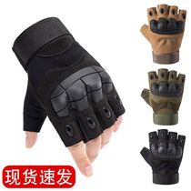 Tactical Gloves half fingers Mens Army Outdoor Sports Gloves Autumn Winter Riding Locomotive Fitness Non-slip Mountaineering Gloves