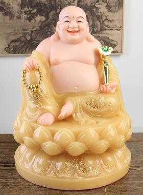 汉白玉释迦牟尼佛阿弥陀佛观音地藏王大肚弥勒佛笑佛像供奉摆件