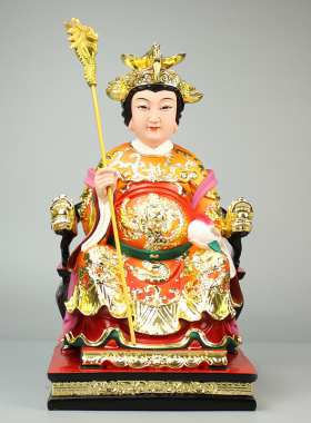 玉皇大帝王母娘娘神像东岳大帝神像玉帝王母佛像居家用彩绘人物像