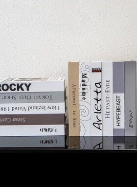 速发假书摆件轻奢书客厅家居店铺装拍饰品照道具书壳盒子