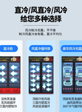 饮料展示柜商用大容量冰柜冷藏保鲜超市饮料陈列展示柜啤酒保鲜柜