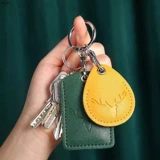 Защитный картхолдер, маленькая ключница, дверной защитный чехол для карты, из натуральной кожи