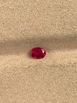 Natural dove blood red ruby jewel with certificate
