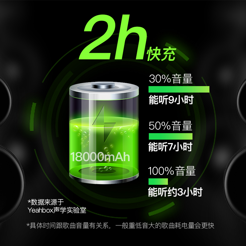 High-power outdoor Bluetooth speaker YEAHBOX live broadcast