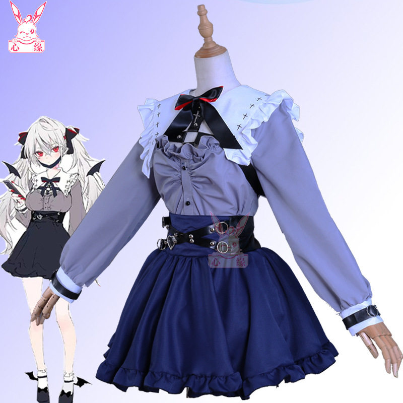 彩虹社2434虚拟Vtubercos葛叶性转sanyacosplay服装动漫女装-图0