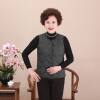 Simple and comfortable women's down jacket, vest, mother's wear, middle-aged and elderly vest, round neck, V-neck, light and thin inner liner to keep warm