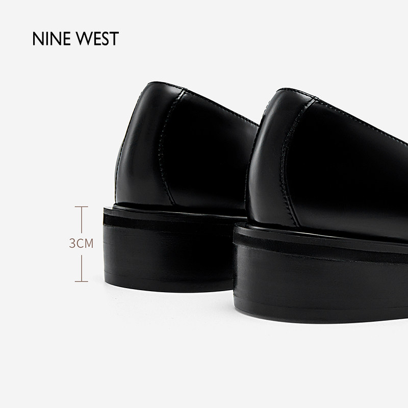 【清仓福利款】Nine West/玖熙乐福鞋圆头璀璨花钻低跟百搭单鞋女,淘宝优惠券,粉丝福利购,淘宝优惠卷