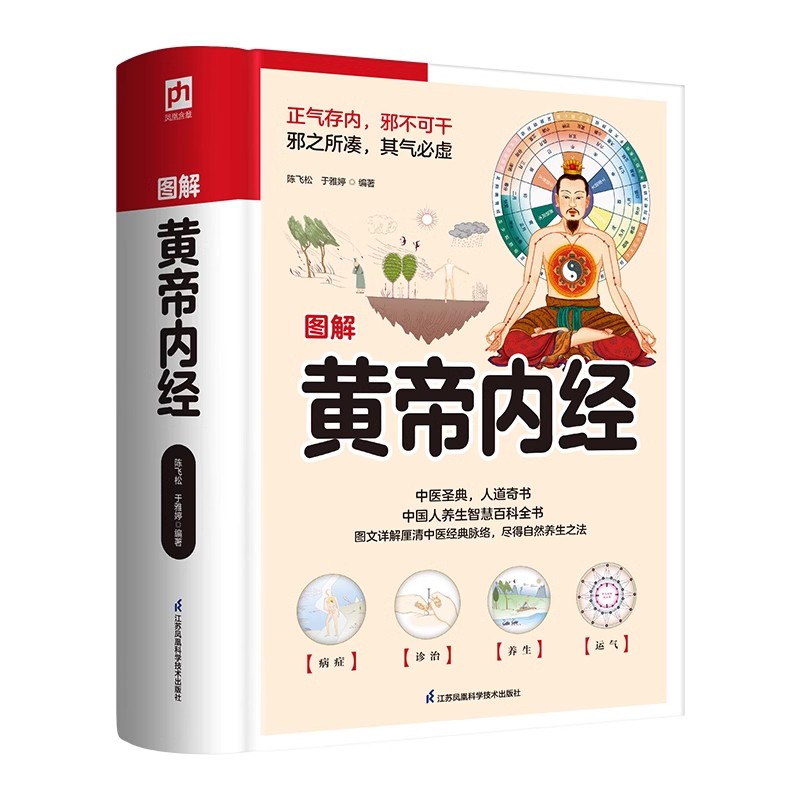 图解黄帝内经全集 全译图解皇帝内经中医白话插图版中医药和养生学的代表作中医基础理论本草纲目中医养生书