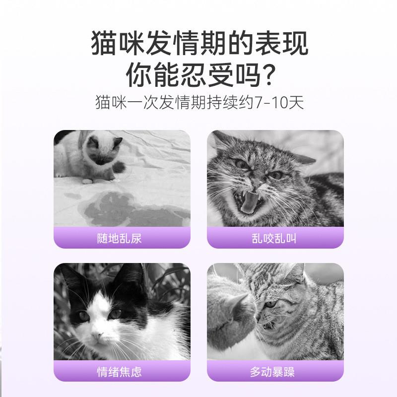 猫咪发禁情喷剂宠物专用禁情欲抑制母猫发闹免绝育忘情禁情喷雾剂 - 图0