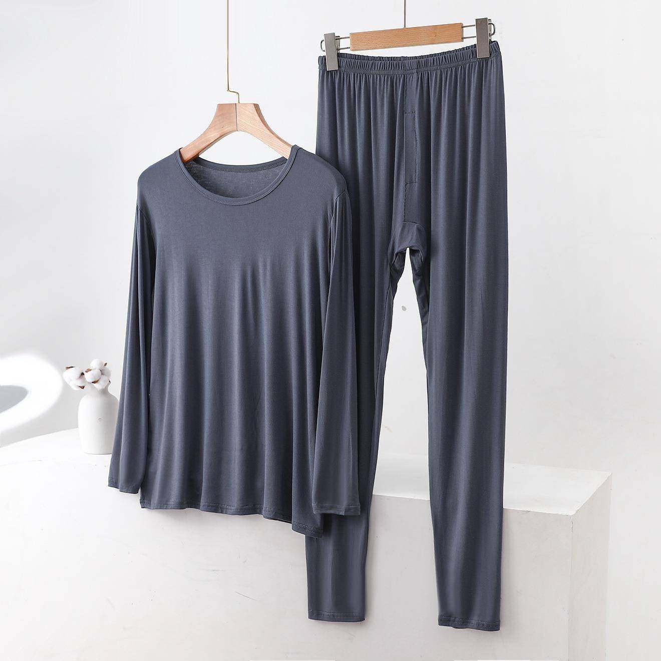 加肥加大码男士秋衣秋裤套装莫代尔薄款打底秋季保暖内衣2026新款,淘宝优惠券,粉丝福利购,淘宝优惠卷