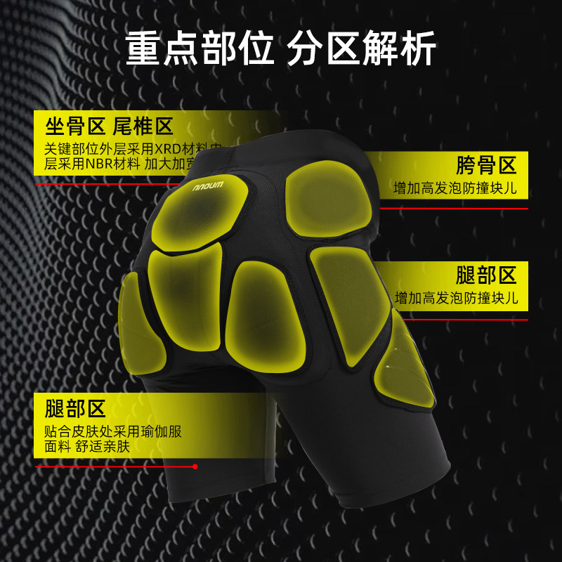 swans & nnoum专业滑雪护具内穿XRD防摔护臀护膝凯夫拉护具修身,淘宝优惠券,粉丝福利购,淘宝优惠卷