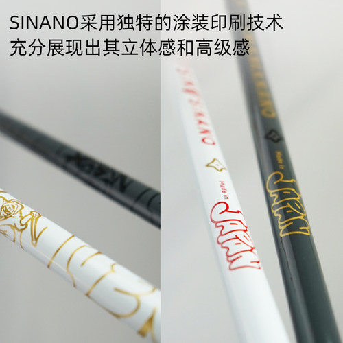 日本进口SINANO专业mogul蘑菇竞技滑雪杖碳纤维超轻运动雪季新品 - 图2